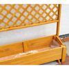 Rankkasten 'Romantica'  Holz honigbraun 120 x 210 x 38 cm