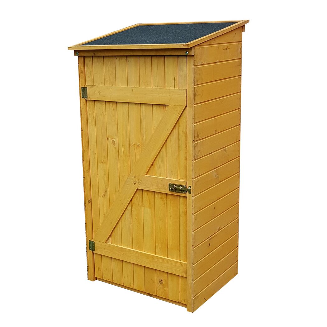 Geräteschrank 'Speyer' Kiefernholz honigbraun 72,5 x 68,6 x 148 cm
