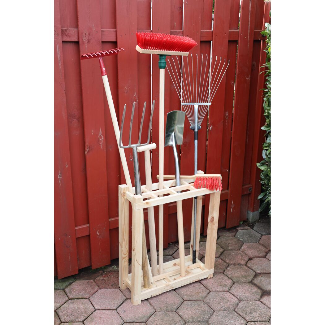 Geräteständer Kiefernholz natur 60,2 x 21,8 x 70 cm
