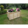 Hochbeet natur Kiefernholz 160 x 80 x 85 cm