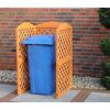 Mülltonnenbox 'Rex'  Holz honigbraun 86,5 x 128 x 78,5 cm