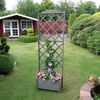Rankkasten 'Botanica'  Holz grau 69 x 210 x 32 cm