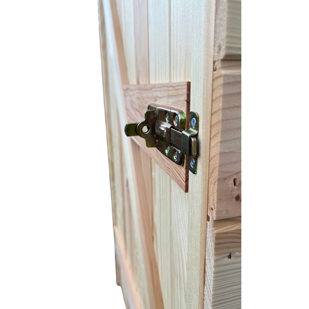 Geräteschrank 'Speyer' Kiefernholz natur 72,5 x 68,6 x 148 cm