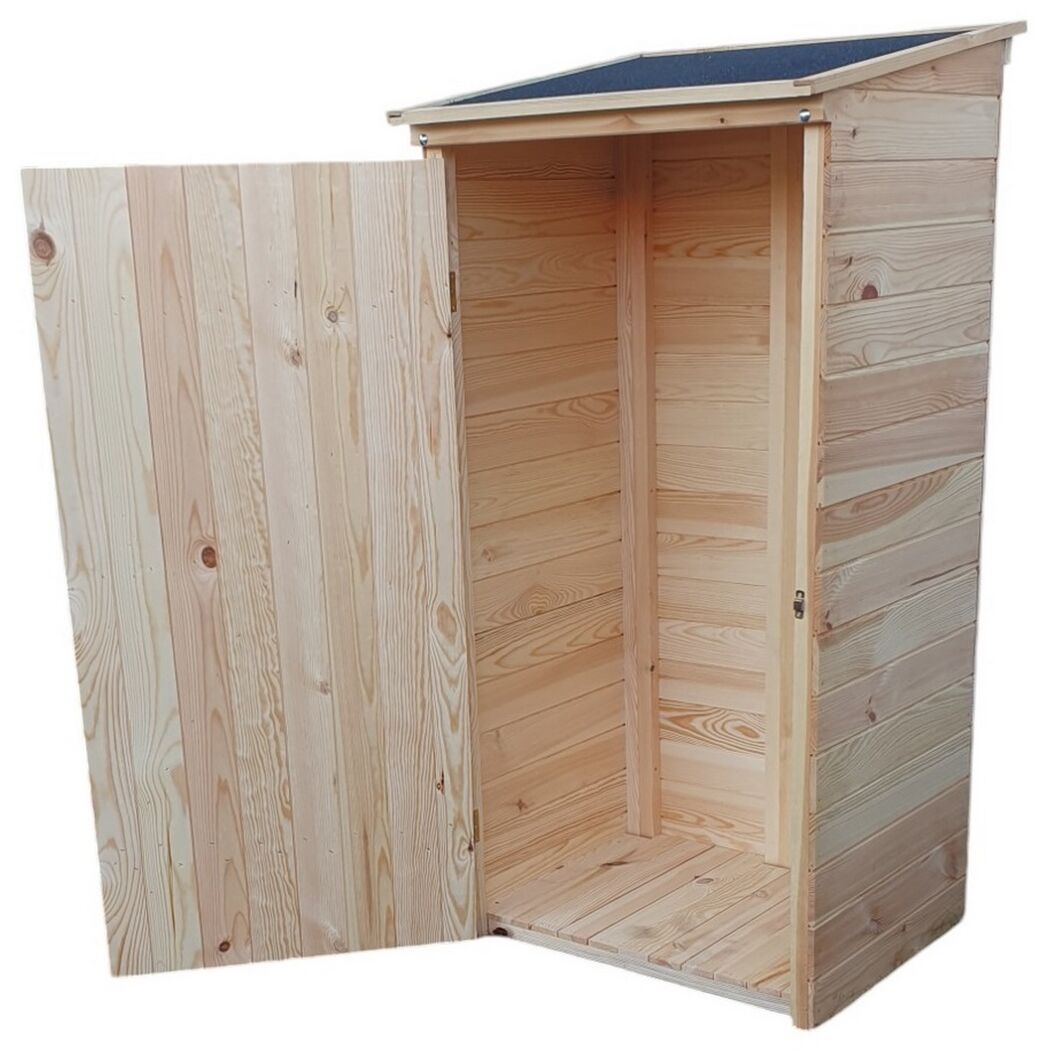Geräteschrank 'Speyer' Kiefernholz natur 72,5 x 68,6 x 148 cm