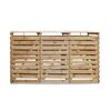 Mülltonnenbox 'Vario V' für 3 Abfalltonnen 219 x 122 x 92 cm natur