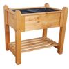 Kräuterbeet honigbraun Kiefernholz 90 x 60 x 84,5 cm