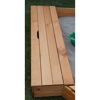 Sitzbox für Sandkasten 'Multi' Holz honigbraun 140 x 22 x 32 cm