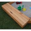 Sitzbox für Sandkasten 'Multi' Holz honigbraun 140 x 22 x 32 cm