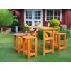 Barlounge-Set 'Summer' Kiefernholz honigbraun 5-teilig