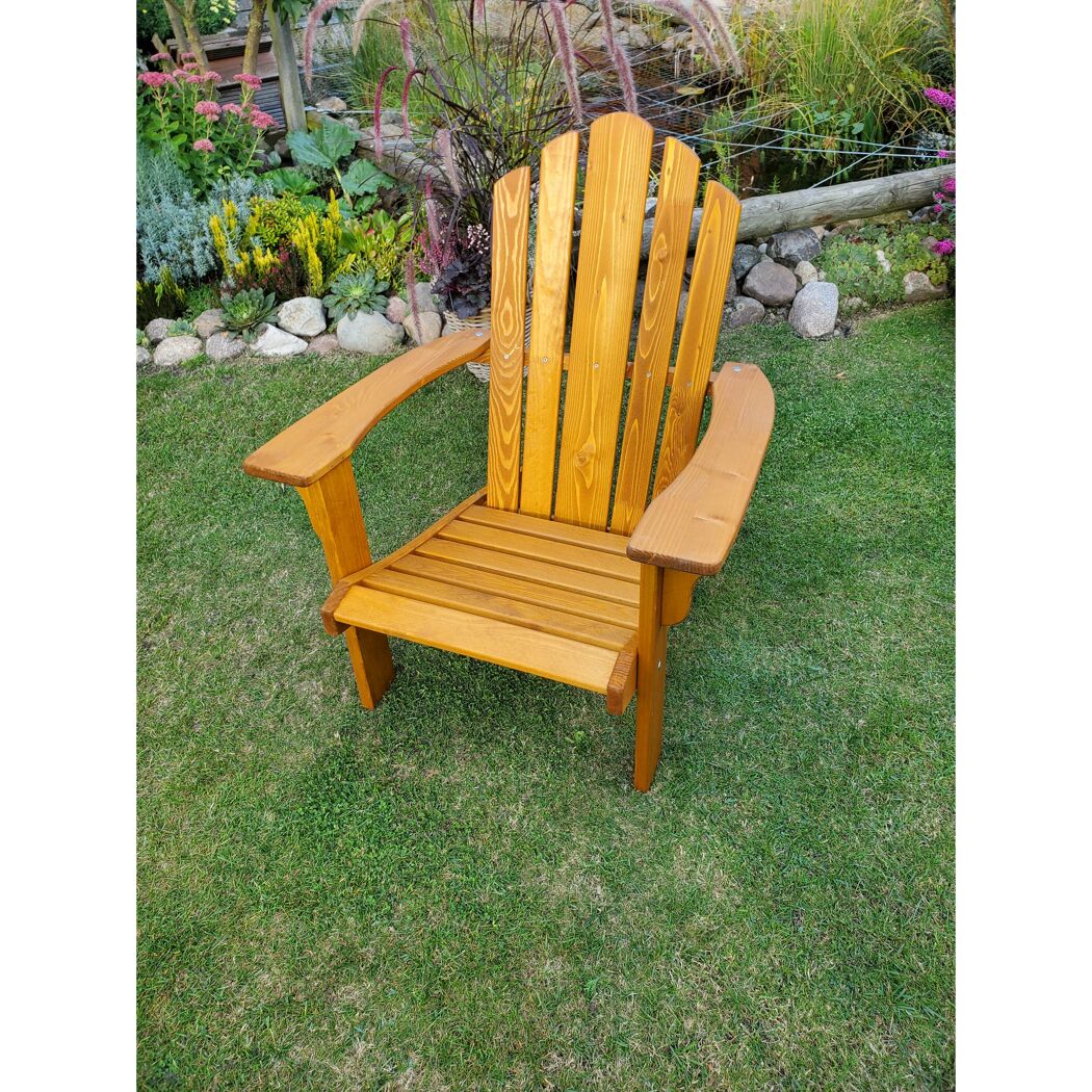Gartensessel Kiefernholz honigbraun 88 x 76 x 92 cm
