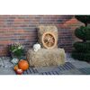 Holzrad Kiefernholz honigbraun Ø 50 x 14 cm