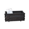 Pflanzkasten 'Lucca' mit Pflanzfolie Holz anthrazit 69 x 29,5 x 39 cm