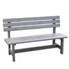 Gartenbank 'Summer' 3-Sitzer Kiefernholz grau 150 x 51 x 90 cm