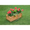 Pflanzkasten 'Empoli' mit Pflanzfolie Holz honigbraun 59 x 20,5 x 29 cm