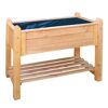 Kräuterbeet honigbraun Kiefernholz 114 x 60 x 84,5 cm