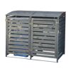 Mülltonnenbox 'Vario III' für 2 Abfalltonnen 148 x 122 x 92 cm anthrazit