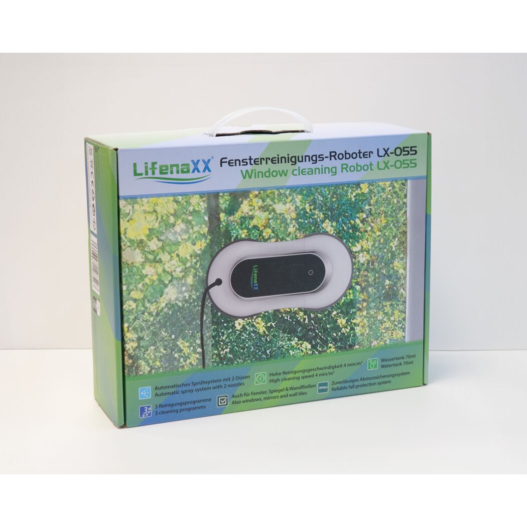 Fensterputzroboter 'Lifenaxx LX-055' mit Fernbedienung