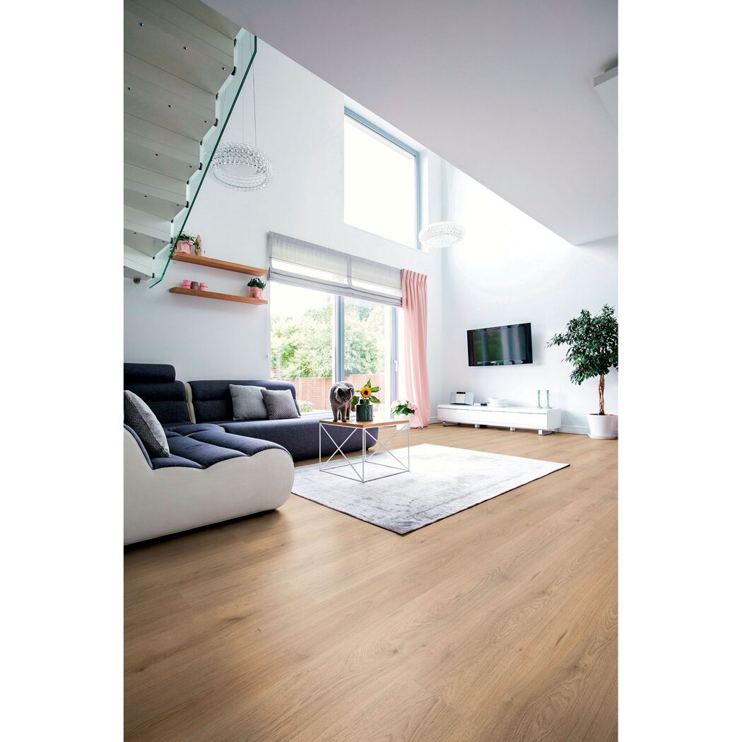 Laminat 'Trend Oak' Eiche Braun 8 mm