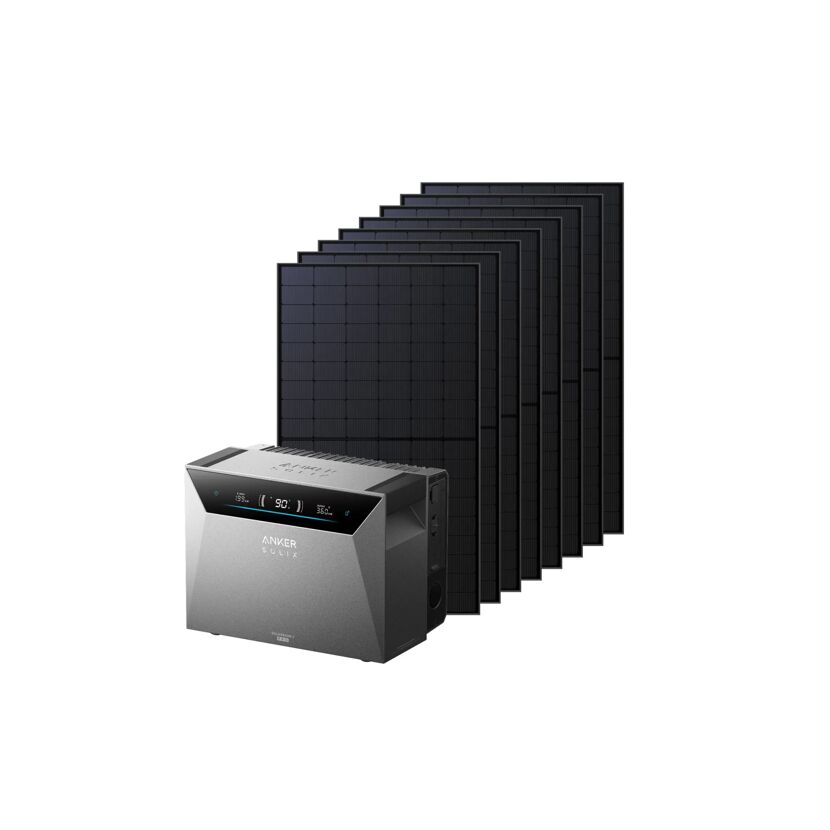Solarmodul-Set 8 x 500 W mit Solarbank 4 'E5000 Pro'