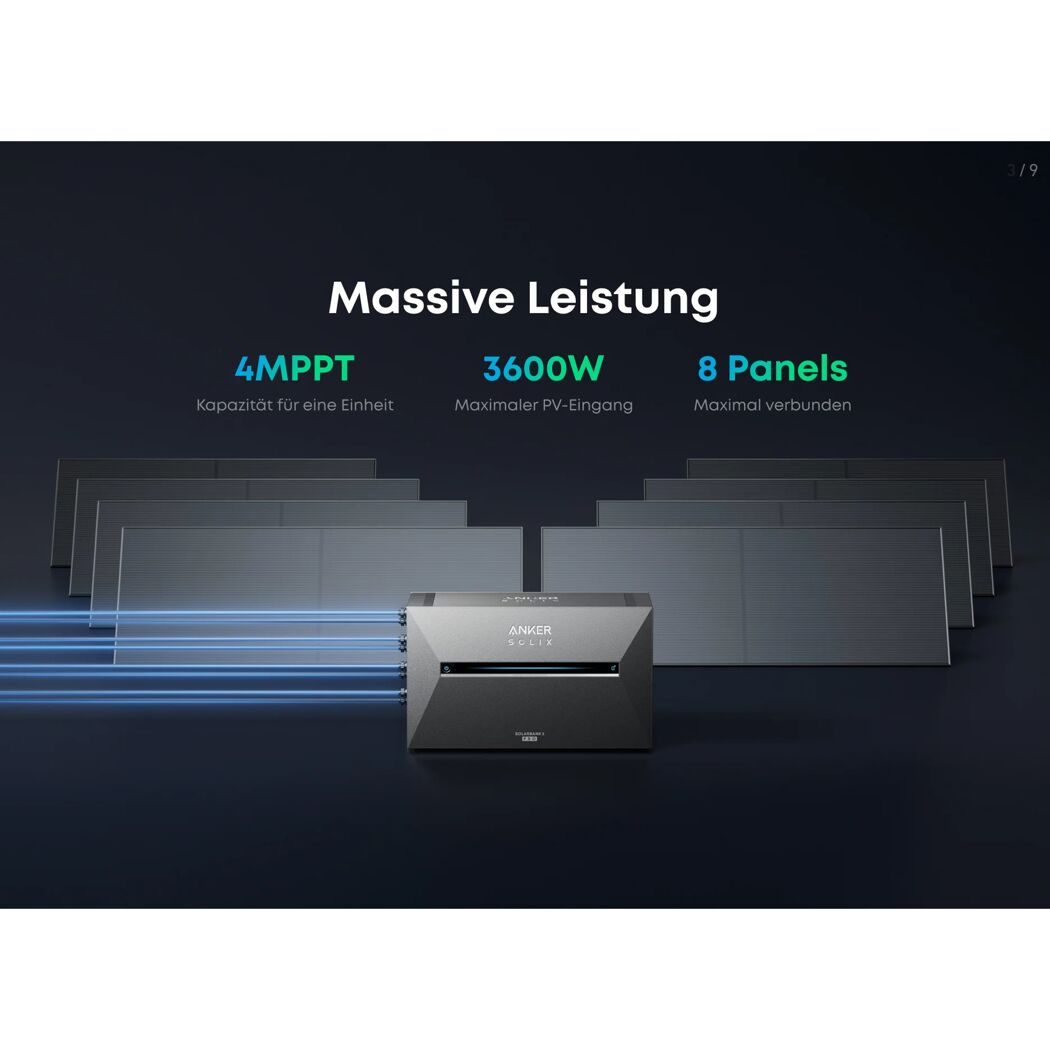 Solarbank 3 'E2700 Pro' mit Erweiterungsakku 'BP2700' und Smart Meter