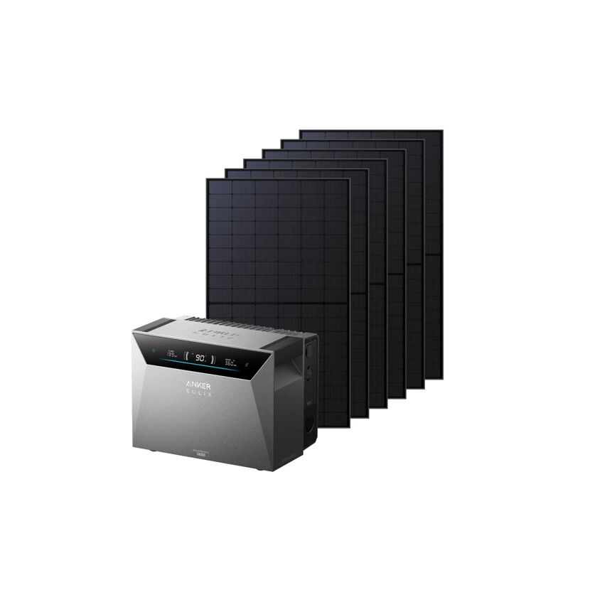 Solarmodul-Set 6 x 500 W mit Solarbank 4 'E5000 Pro'