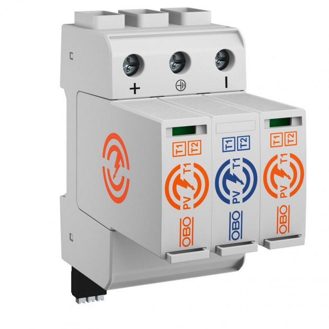 PV-Kombiableiter 1500 V mit Fernsignalisierung