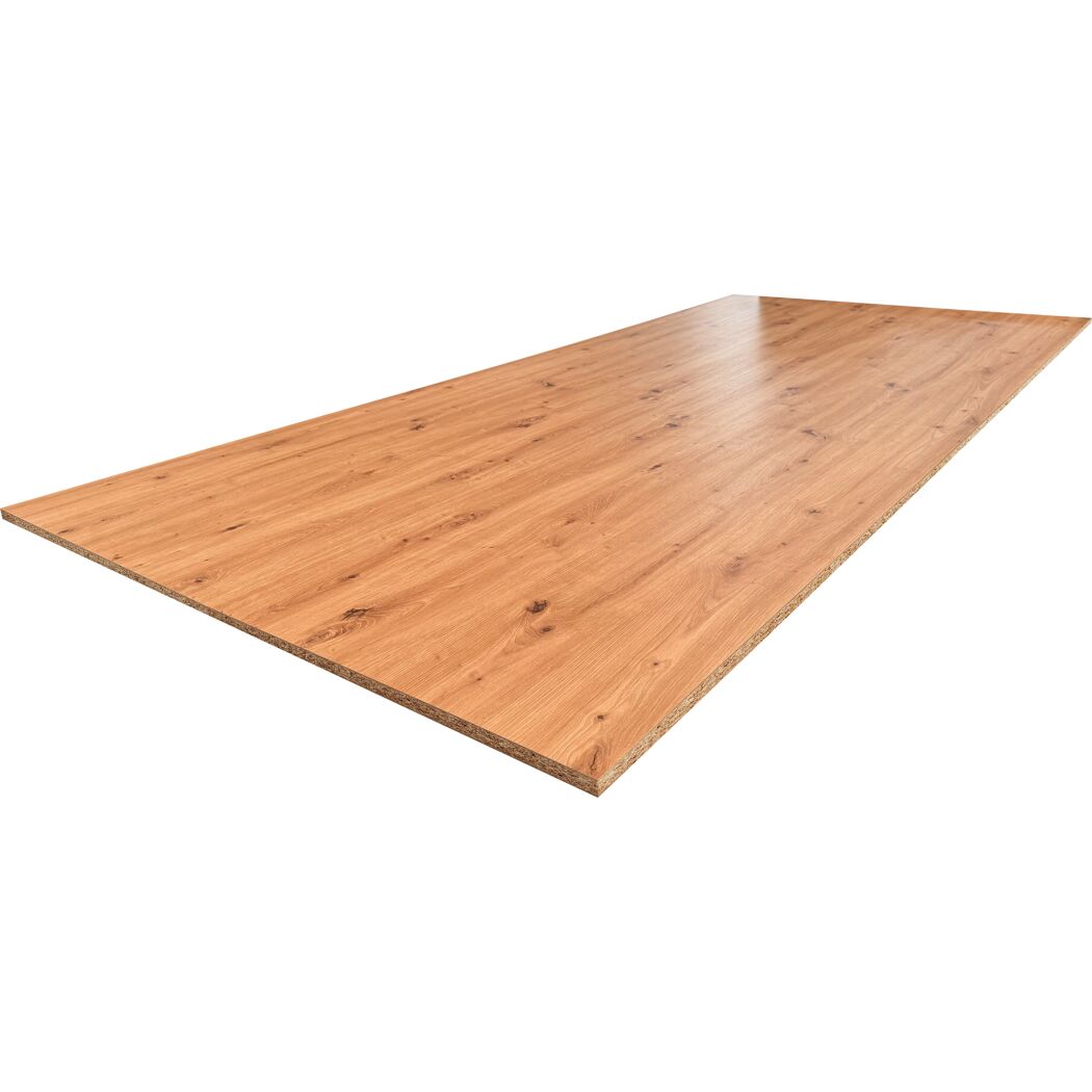 Dekorspanplatte Eiche astig 207 x 280 x 1,6 cm