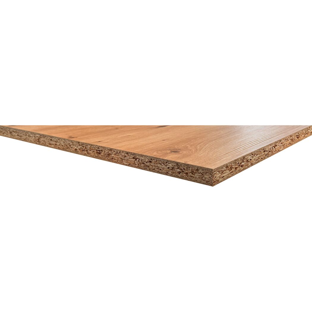 Dekorspanplatte Eiche astig 207 x 280 x 1,6 cm