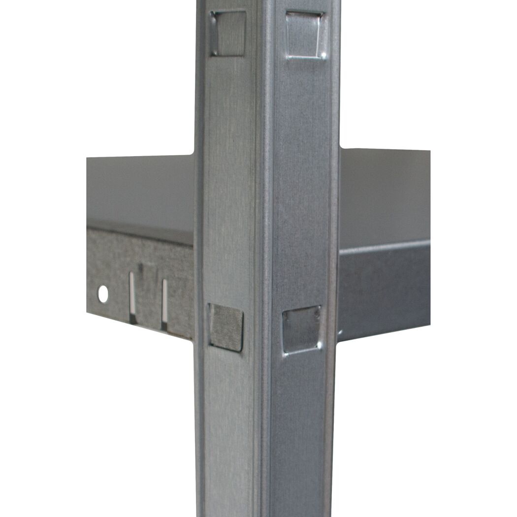 Steck-Grundregal 250 x 100 x 50 cm 6 Böden 510 kg Tragkraft verzinkt