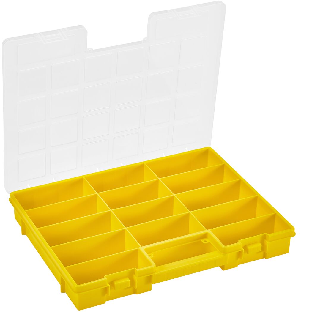 EuroPlus Sortimentskasten 'Basic 37/14' gelb 29,1 x 5,1 x 36,5 cm