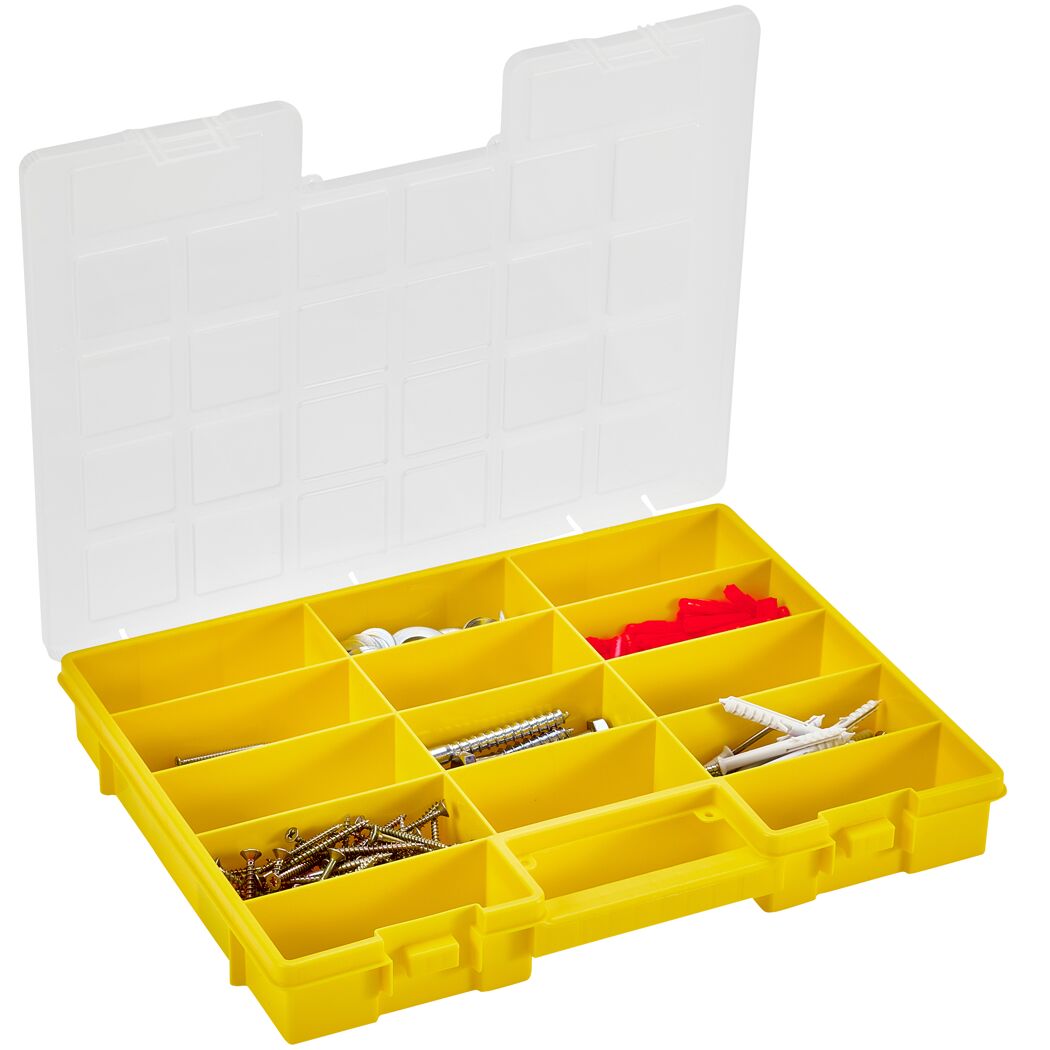 EuroPlus Sortimentskasten 'Basic 37/14' gelb 29,1 x 5,1 x 36,5 cm