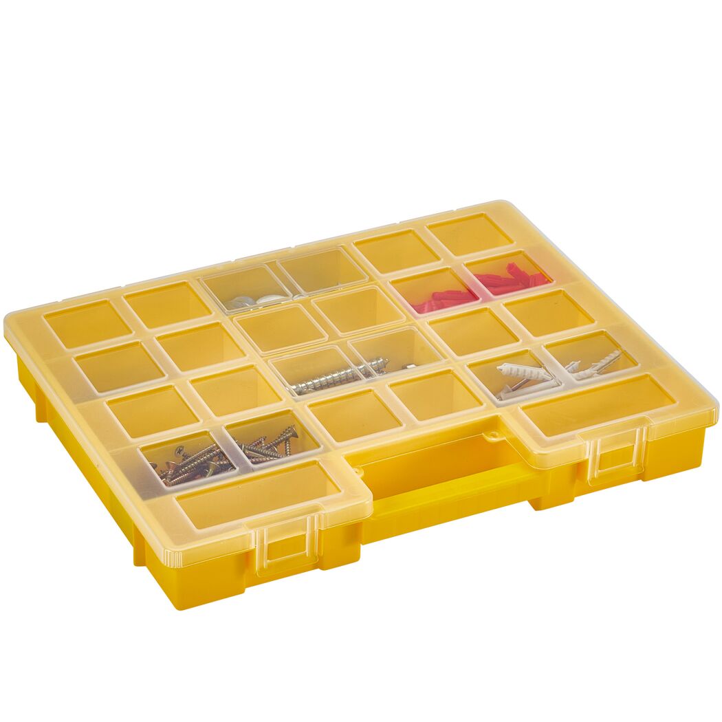 EuroPlus Sortimentskasten 'Basic 37/14' gelb 29,1 x 5,1 x 36,5 cm