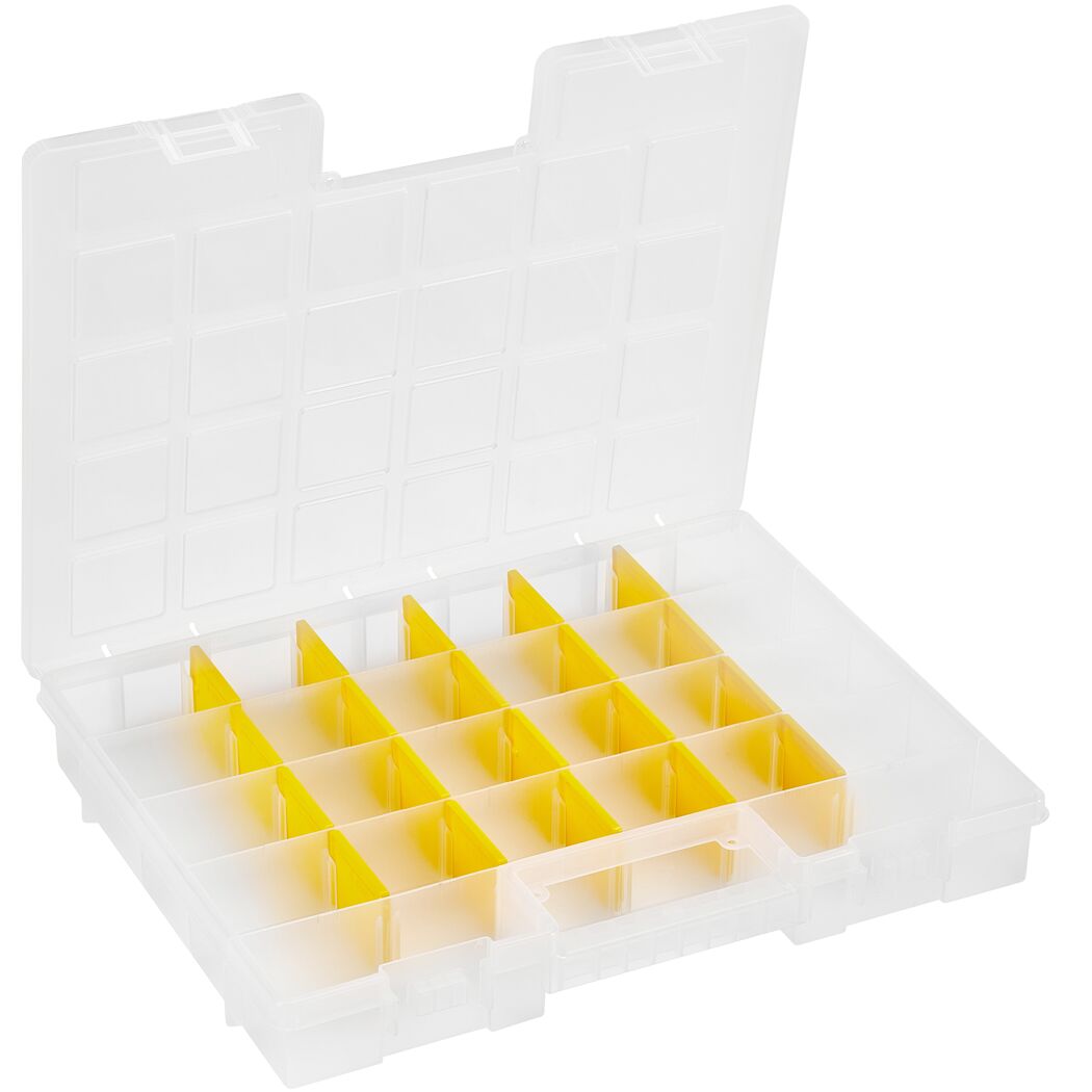 EuroPlus Sortimentskasten 'Basic 37/6-20' transparent 29,1 x 5,1 x 36,5 cm