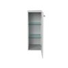 Midischrank 'B.Round' weiß glänzend 30,2 x 82,6 x 32 cm