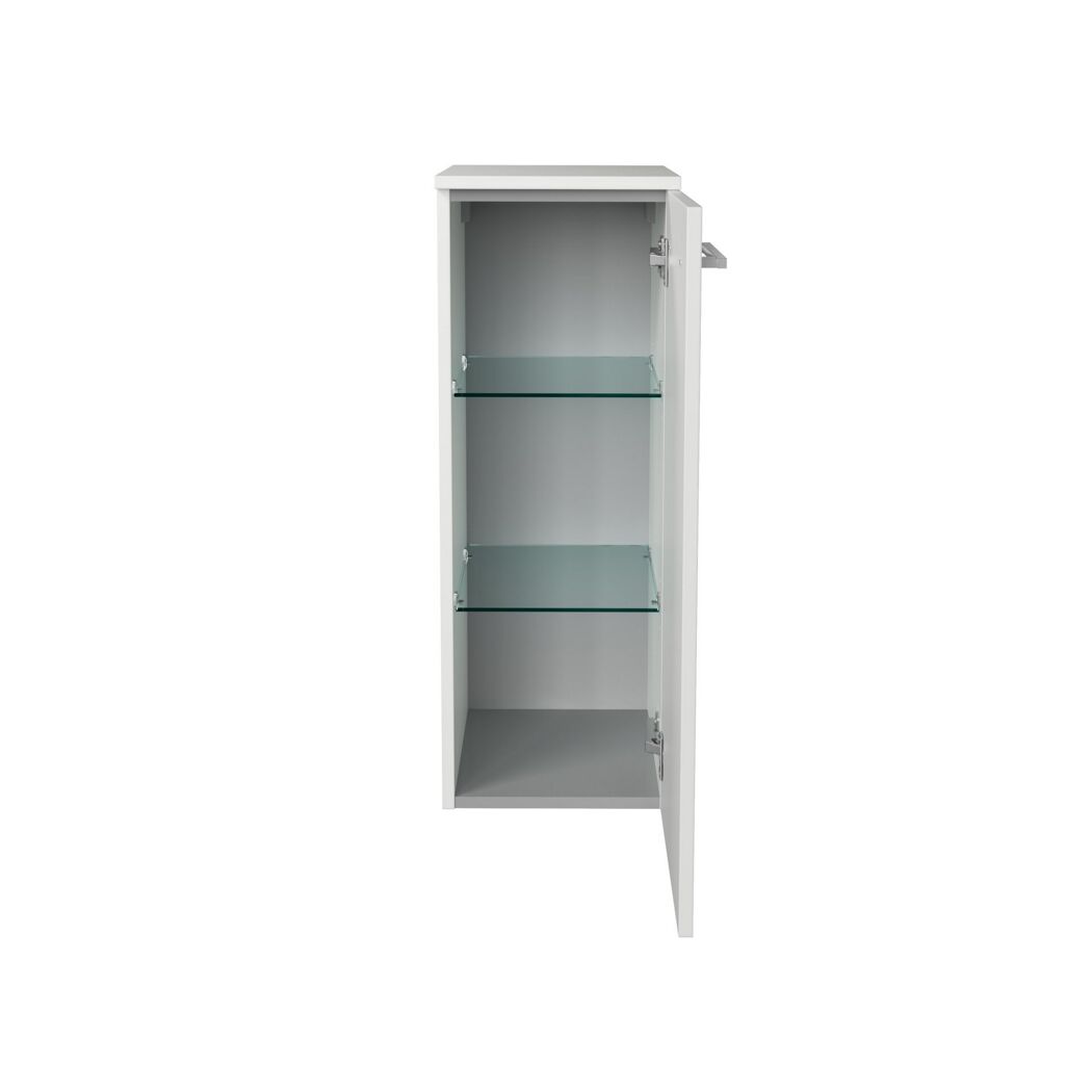 Midischrank 'B.Round' weiß glänzend 30,2 x 82,6 x 32 cm