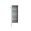 Midischrank 'B.Round' weiß glänzend 30,2 x 82,6 x 32 cm