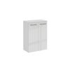Midischrank 'B.Round' weiß glänzend 60,2 x 82,6 x 32 cm