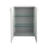 Midischrank 'B.Round' weiß glänzend 60,2 x 82,6 x 32 cm