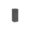 Midischrank 'B.Round' graphit glänzend 30,2 x 82,6 x 32 cm