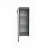 Midischrank 'B.Round' graphit glänzend 30,2 x 82,6 x 32 cm