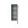Midischrank 'B.Round' graphit glänzend 30,2 x 82,6 x 32 cm