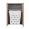 Midischrank 'B.Round' Sandeiche matt 60,2 x 82,6 x 32 cm