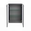 Midischrank 'B.Round' graphit glänzend 60,2 x 82,6 x 32 cm