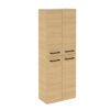 Hochschrank 'B.Round' Sandeiche matt 60 x 162 x 31,8 cm