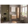 Waschbecken mit Unterschrank 'B.Round' Sandeiche matt 70,5 x 54 x 47 cm
