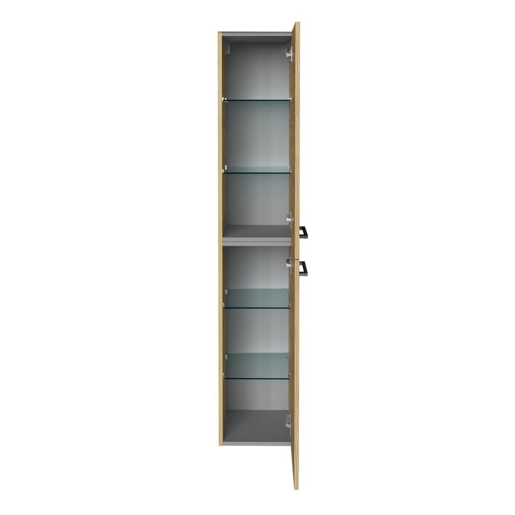 Hochschrank 'B.Round' Sandeiche matt 30 x 162 x 31,8 cm