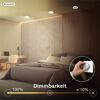 Einbauleuchtenset 'Dimara' dimmbar 14,7 W 1170 lm warmweiß Ø 6,8 cm 3 Stück