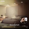 Einbauleuchtenset 'Dimara' dimmbar 14,7 W 1170 lm warmweiß Ø 6,8 cm 3 Stück
