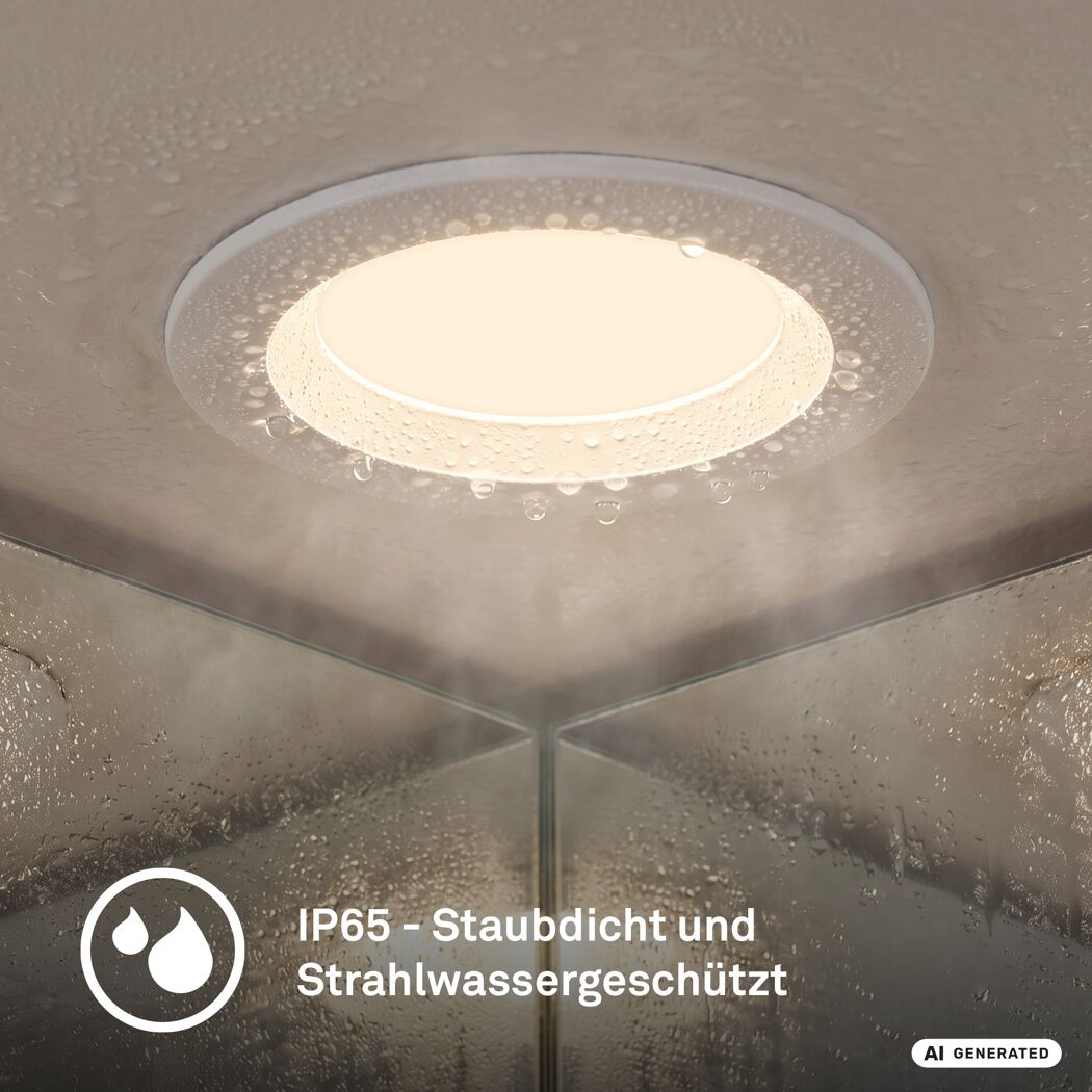 Einbauleuchtenset 'Raynolt' 3,5 W 450 lm neutralweiß Ø 6,8 cm 3 Stück