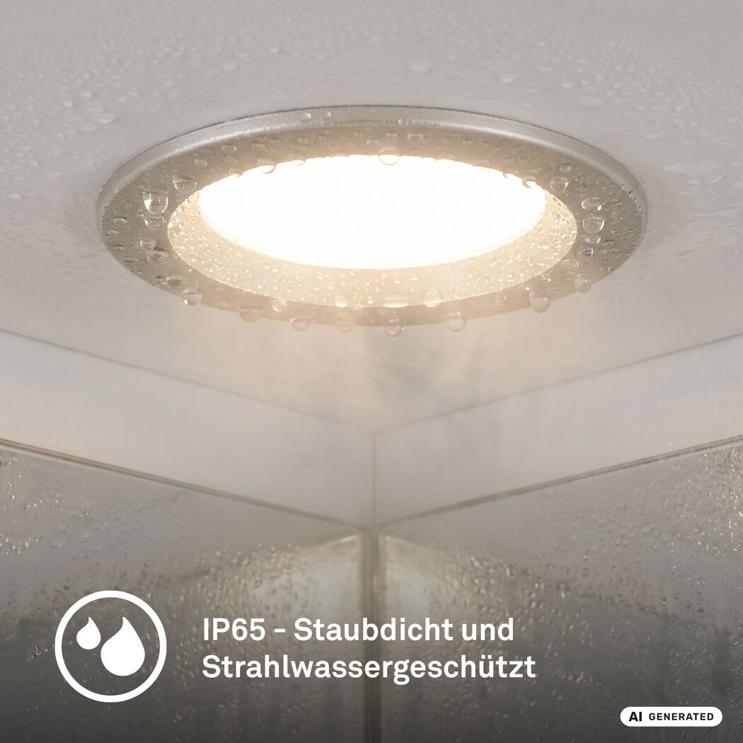 Einbauleuchtenset 'Raynolt' 3,5 W 450 lm neutralweiß Ø 6,8 cm 3 Stück